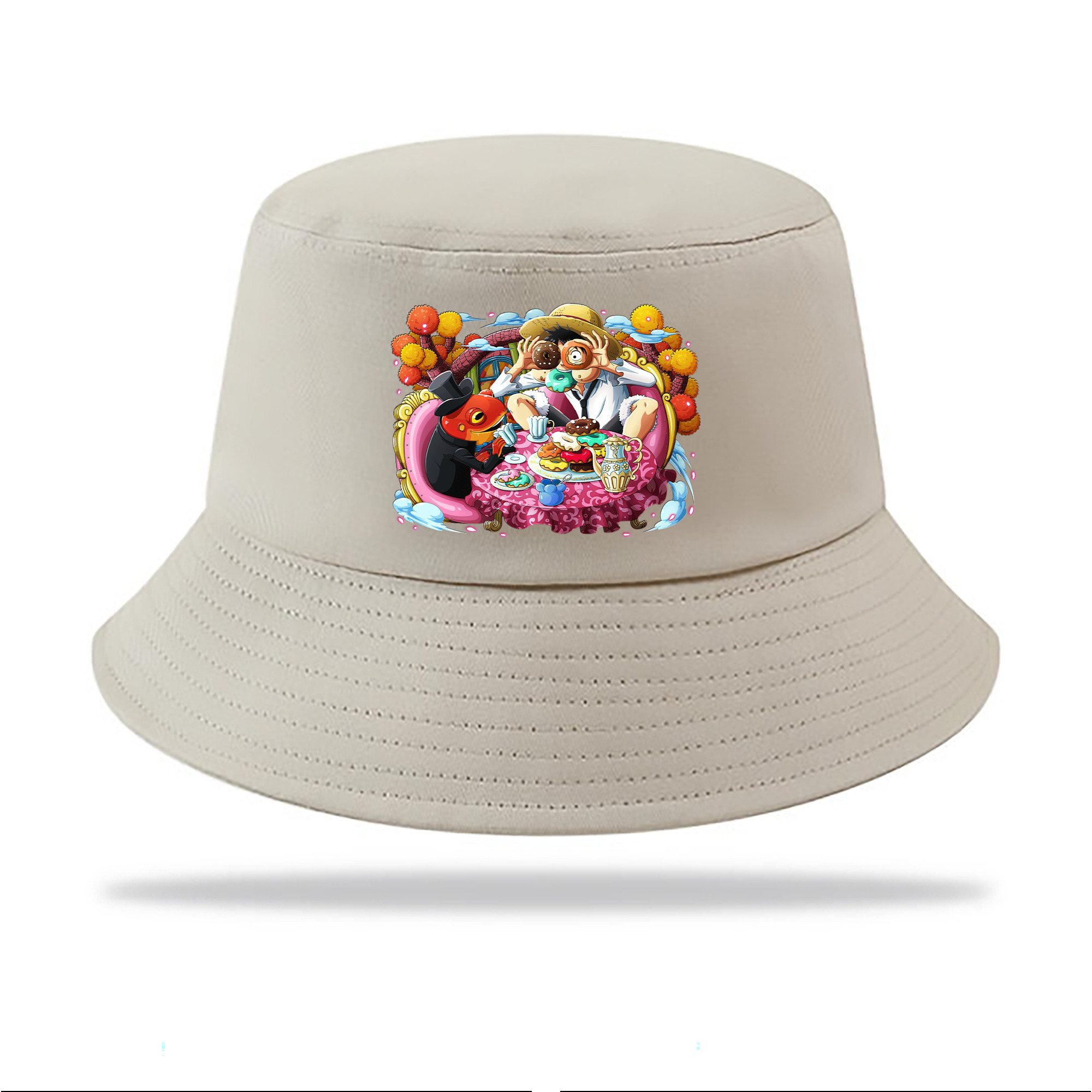 （画像用） ワンピース モンキー・D・ルフィ ONE PIECE Monkey D. Luffy アウトドア日除けバケットハット